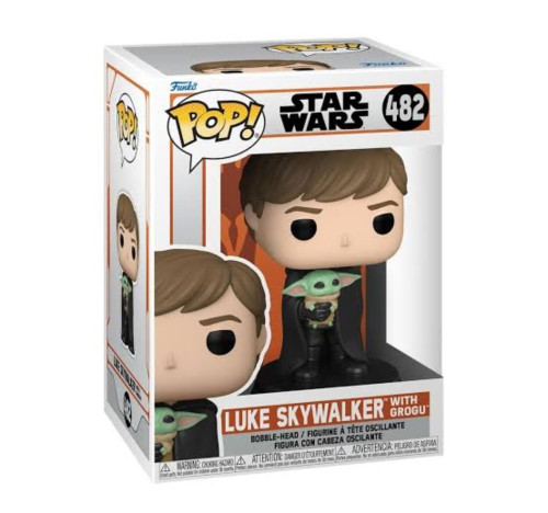 Funko Pop! Luke Skywalker With Grogu - Star Wars - #482