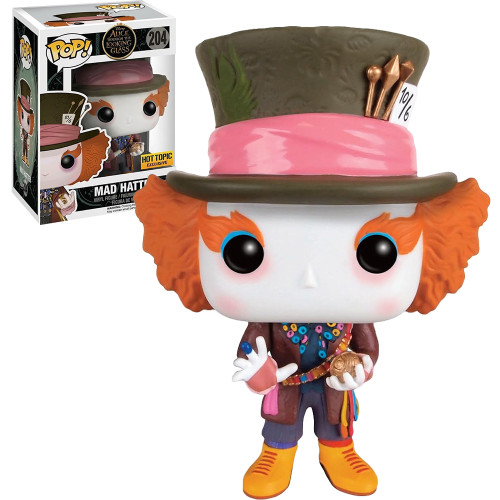 Funko Pop! Mad Hatter 204 Exclusive Hot Topic FUNKO POP #204 - Produto Original