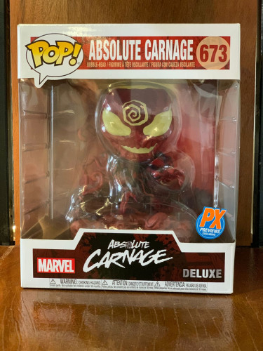 Funko Pop! Marvel – Absolute Carnage Deluxe #673 PX Previews Exclusive | Original Marvel #1 - Produto Original