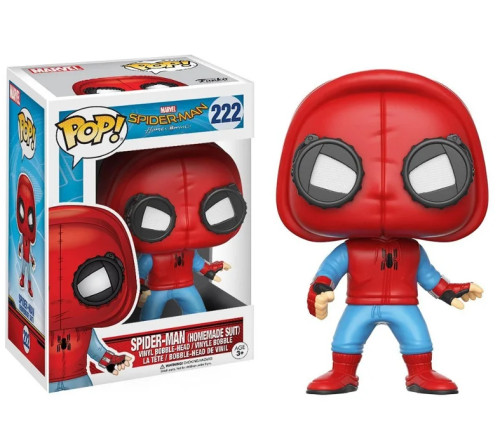 Funko Pop! Marvel – Spider-man Homemade Suit (bobble-head) Spider-man Homecoming #222 - Produto Original
