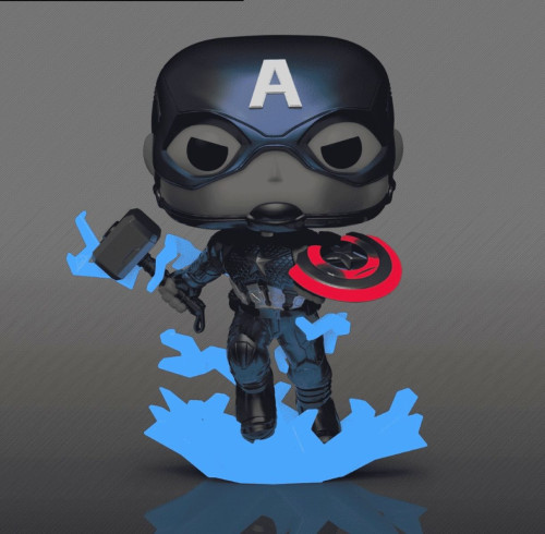 Funko Pop! Marvel - Avengers Endgame - Captain America (Glow in the Dark) - Marvel - #1198