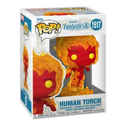 Funko Pop! Marvel - O Quarteto Fantástico - Human Torch (Tocha Humana) - Marvel - #1517