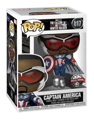 Funko Pop! Marvel - The Falcon and the Winter Soldier - Captain America (Falcon) - Marvel - #817