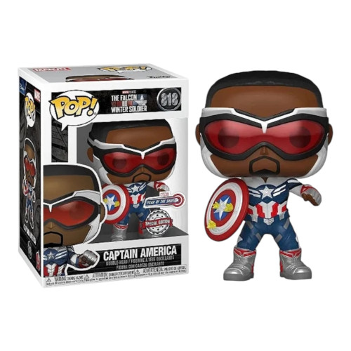 Funko Pop! Marvel - The Falcon and the Winter Soldier - Captain America (Falcon)-Marvel-818