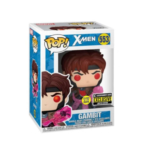 Funko Pop! Marvel: X-Men - Gambit #553 Exclusivo Glow - X-Men - #553