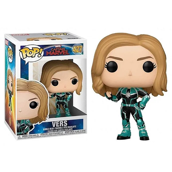 Funko Pop! - Vers Captain Marvel #427 - Produto Original