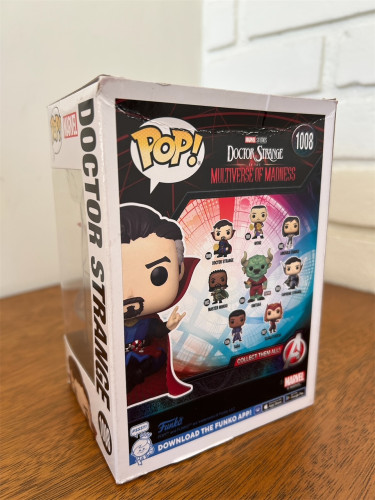 Funko Pop! Marvel Doctor Strange in the Multiverse of Madness - Doctor Strange (Doutor Estranho) - Caixa com detalhes - Marvel - #1008
