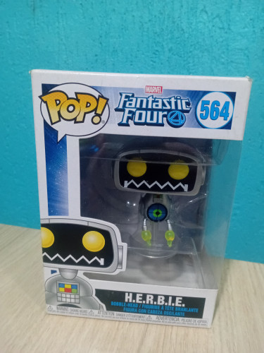 Funko Pop! Marvel Fantastic Four Quarteto Fantastico H.e.r.b.i.e. Herbie 564 - The Fantastic Four: First Steps - #564