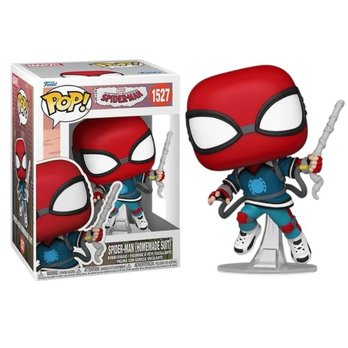Funko Pop! Marvel Homem Aranha Spider-Man Homemade Suit 1527-Marvel-1527