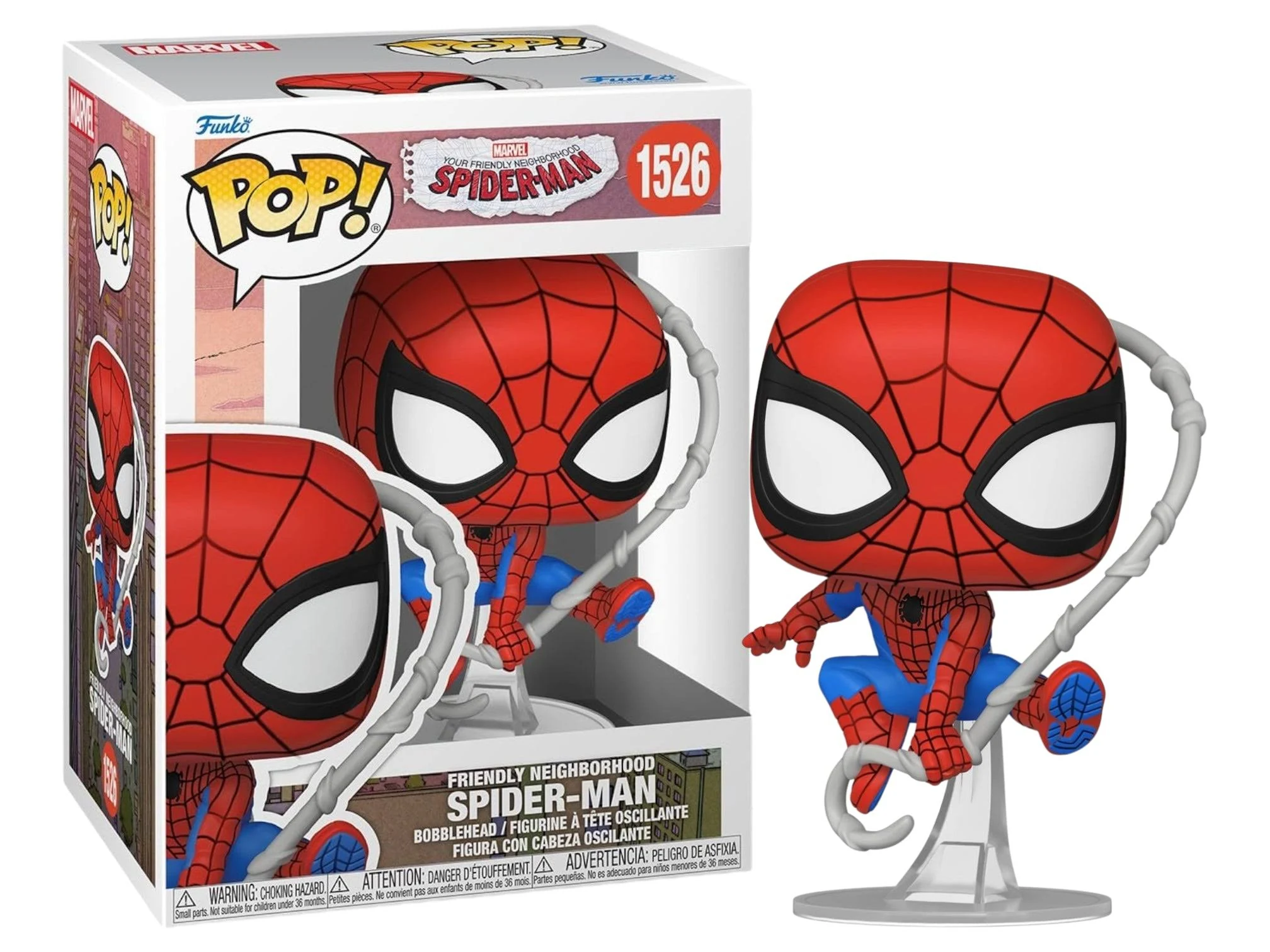 Funko Pop! Marvel Spider Man (friendly Neighborhood) 1526 Marvel Your Friendly Neighborhood Spider-Man #1526 - Produto Original