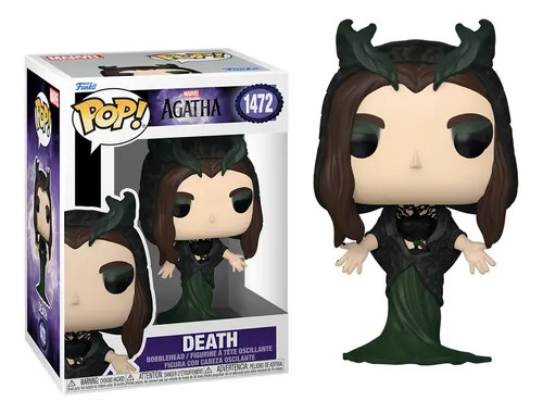 Funko Pop! Marvel Studios:  Death  (morte) Agatha All Along #1472 Vaulted Marvel: Agatha Desde Sempre #1472 - Produto Original
