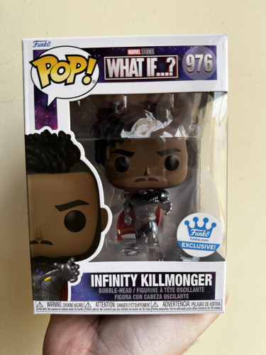 Funko Pop! Marvel What If…?- Infinity Killmonger Funko Shop Exclusive-What If ...?-976