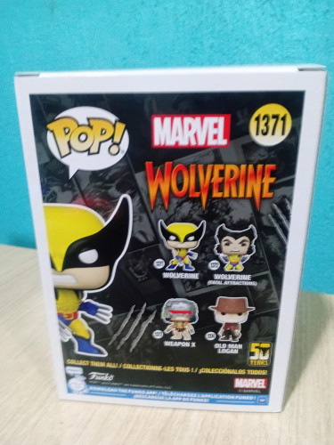 Funko Pop! Marvel Wolverine Classic Suit 1371 50 Years - Marvel Wolverine - #1371