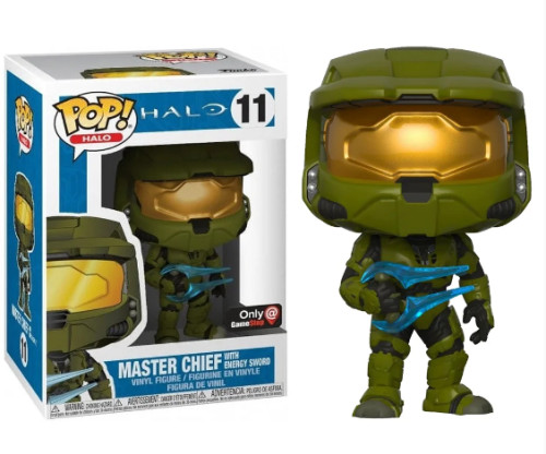 Funko Pop! Master Chief With Energy Sword Games Halo #11 - Produto Original