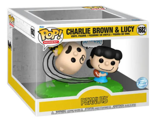Funko Pop! Moment - Peanuts (Snoopy) 1682 - Charlie Brown & Lucy Peanuts #1682 - Produto Original