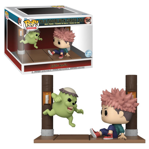 Funko Pop! Moment - Yudi Itadori with Cursed Doll Jujutsu Kaisen #1541 - Produto Original