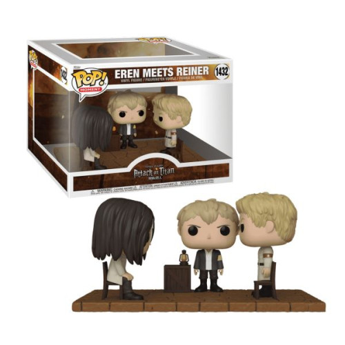 Funko Pop! Moment: Attack On Titan - Eren Jeager, Falco Grice E Reiner Braun #1432-Attack On Titan-1432