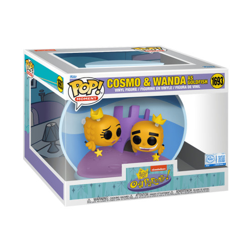 Funko Pop! Moment Cosmo & Wanda As Goldfis The Fairly Odd Parents #1693 - Produto Original