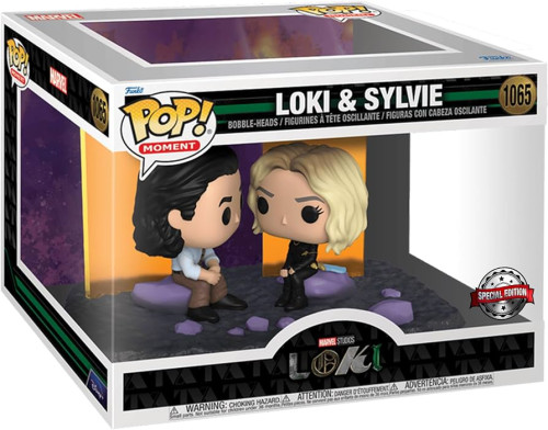 Funko Pop! Moment Marvel Loki & Sylvie 1065 Exclusivo Original Colecionavel Serie Loki #1065 - Produto Original