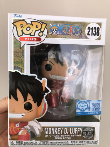 Funko Pop! Monkey D. Luffy Egghead metalico exclusivo One Piece #2138 - Produto Original