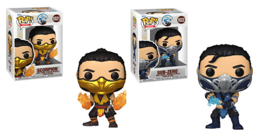 Funko Pop! Mortal kombat - Scorpion e Sub Zero, originais e novos-Mortal Kombat-1021