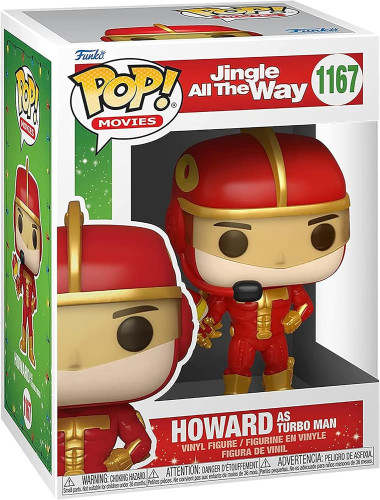 Funko Pop! Movies - Um Herói de Brinquedo 1167 - Howard as Turbo Man Jingle All The Way #1167 - Produto Original