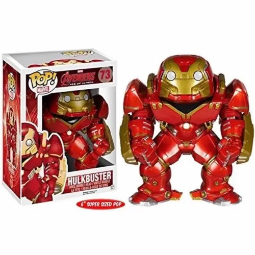 Funko Pop! Movies: Marvel Studios Avengers Age Of Ultron Hulkbuster #73 Vaulted 6 Polegadas Vingadores - A Era De Ultron #73 - Produto Original