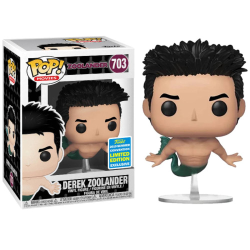 Funko Pop! Movies: Zoolander Derek Zoolander #703 Exclusivo SDCC2019 Movies Zoolander #703 - Produto Original