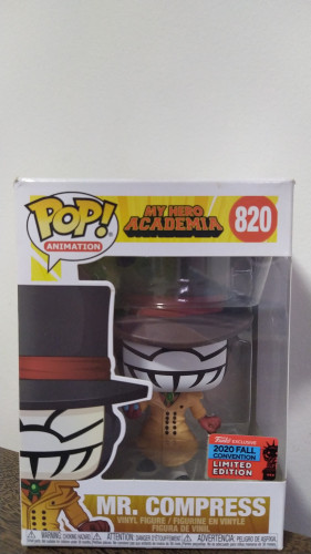 Funko Pop! Mr. Compress 2020 Fall Convention Exclusive - My Hero Academia - #820