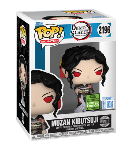 Funko Pop! Muzan Kibutsuji (Metalic) Jujutsu Kaisen #2196 - Produto Original