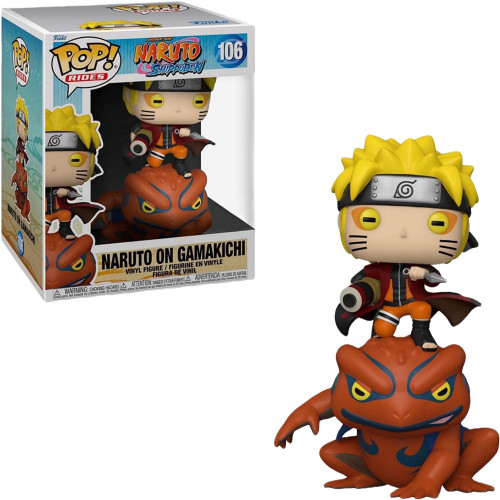 Funko Pop! Naruto - Naruto on Gamakichi #106-Naruto Shippuden-106