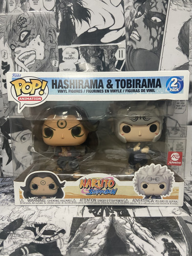 Funko Pop! Naruto Shippuden - Hashirama & Tobirama 2 pack Naruto Shippuden #0 - Produto Original