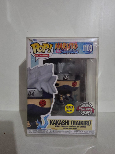 Funko Pop! Naruto Shippuden: Kakashi Raikiri Glow Special Edition Naruto Shippuden #1103 - Produto Original