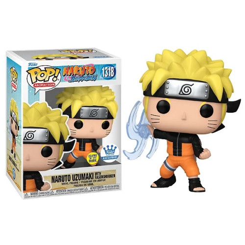 Funko Pop! Naruto Shippuden Naruto Uzumaki 1318 Exclusivo Glow-Naruto Shippuden-1318