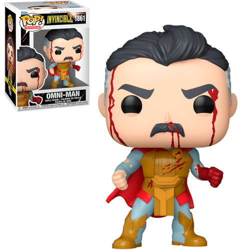 Funko Pop! Omni-Man 1861 (Armor) (Bloody) Invincible FUNKO POP #1861 - Produto Original