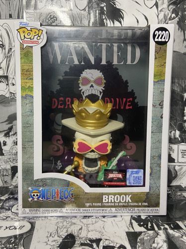 Funko Pop! One Piece - Brook Wanted One Piece #2220 - Produto Original