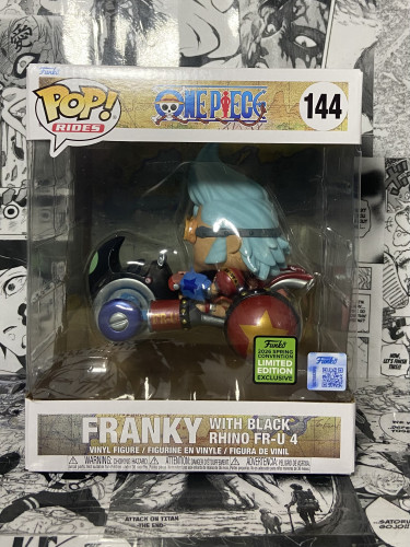 Funko Pop! One Piece - Franky with Black Rhino FR-U 4-One Piece-144