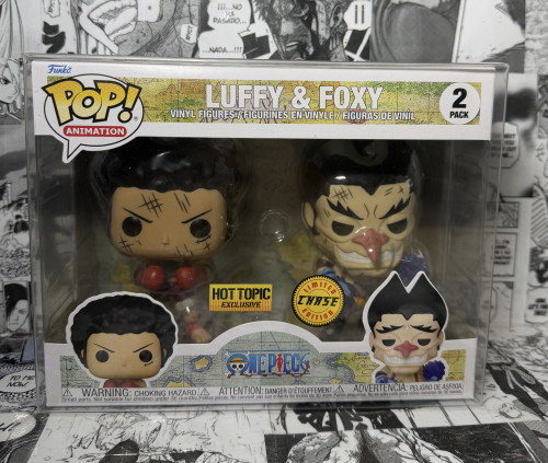 Funko Pop! One Piece - Luffy & Foxy Chase One Piece #2 - Produto Original