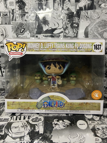 Funko Pop! One Piece - Monkey D. Luffy Trains Kung Fu Dugong One Piece #1637 - Produto Original