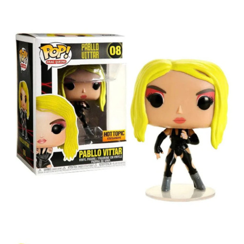 Funko Pop! Pabllo Vittar Exclusivo Hot Topic - Com protetor Drag Queens #08 - Produto Original