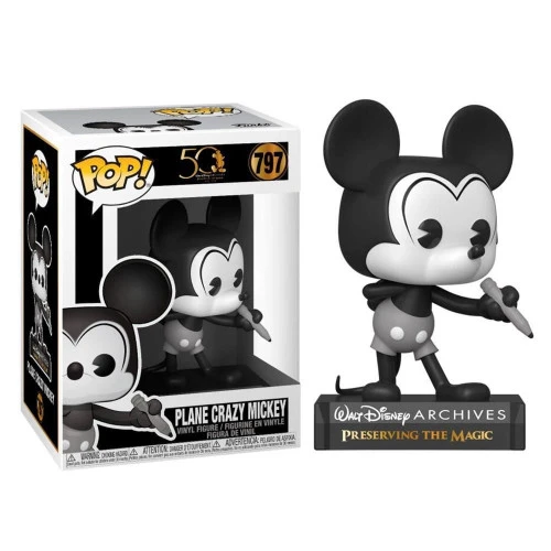 Funko Pop! Plane Crazy Mickey Mouse Walt Disney Archives 797 - Disney  #797