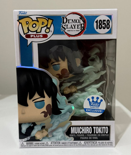 Funko Pop! Plus Muichiro Tokito #1858 - Exclusivo Funko Shop!-Demon Slayer: Kimetsu No Yaiba-1858