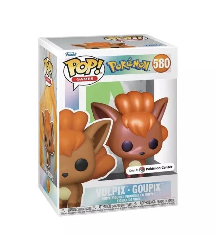Funko Pop! Pokémon - Vulpix Exclusivo Pokémon Center - #580 - Funko POP!  #580