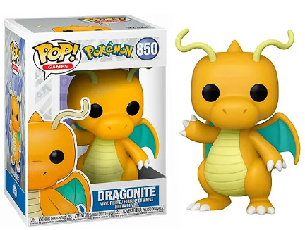 Funko Pop - Games: Pokemon- Dragonite 850 - Games Pokémon - #01