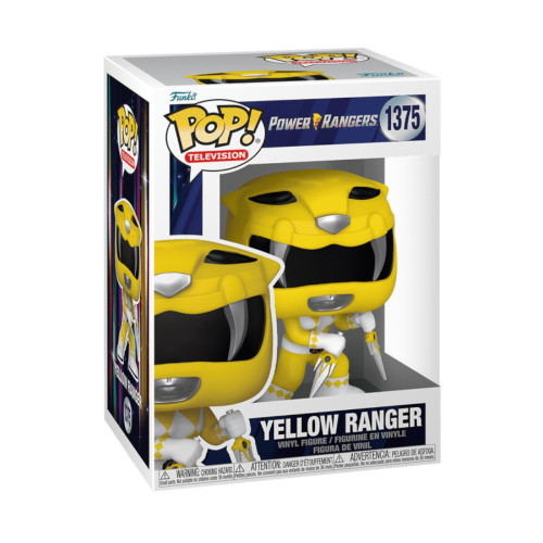 Funko Pop! Power Rangers - Ranger Amarelo #1375 - Power Ranger - #1375