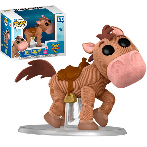 Funko Pop! Premium Bullseye 1713 Exclusive Flocked Pixar Toy Story 5 FUNKO POP #1713 - Produto Original