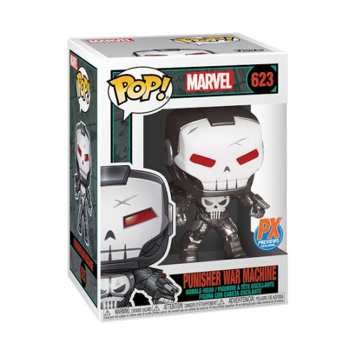 Funko Pop! Punisher War Machine - Px Previews Exclusive - Marvel Comics Marvel Comics #623 - Produto Original