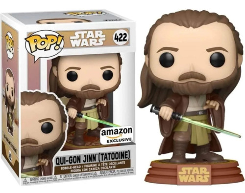 Funko Pop! Qui-Gon Jinn Star Wars #422 - Produto Original