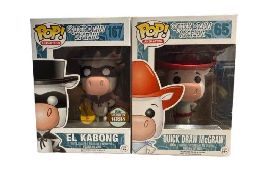 Funko Pop! Quick Draw Mc Graw #65 + El Kabong #167 Quick Draw Mcgraw #65 - Produto Original