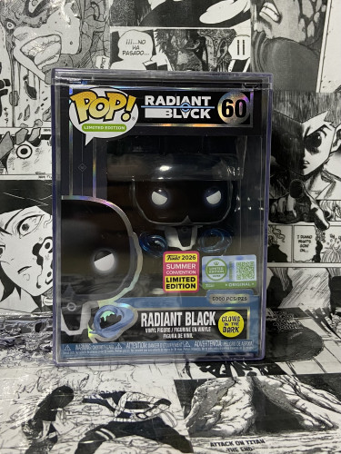 Funko Pop! Radiant Black Radiant Black #60 - Produto Original